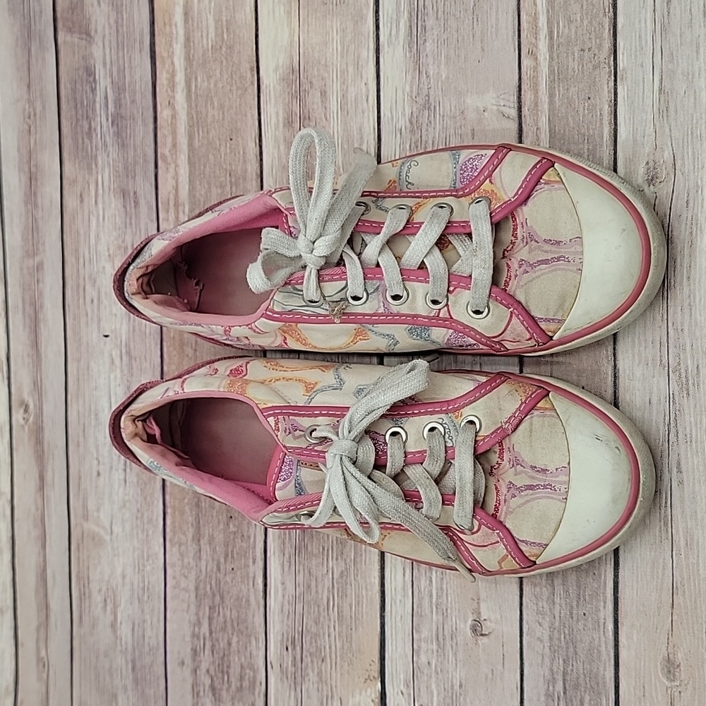 Pink Coach Sneakers